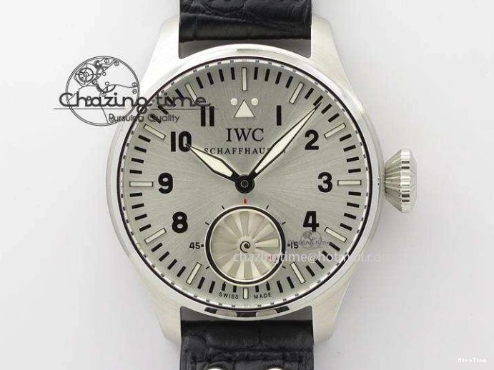 MIROTIME 0524 Big Pilot “Markus Buhler” IW5003 Turbine V6F Best Edition Silver Dial On Leather Strap A Reliable 7315